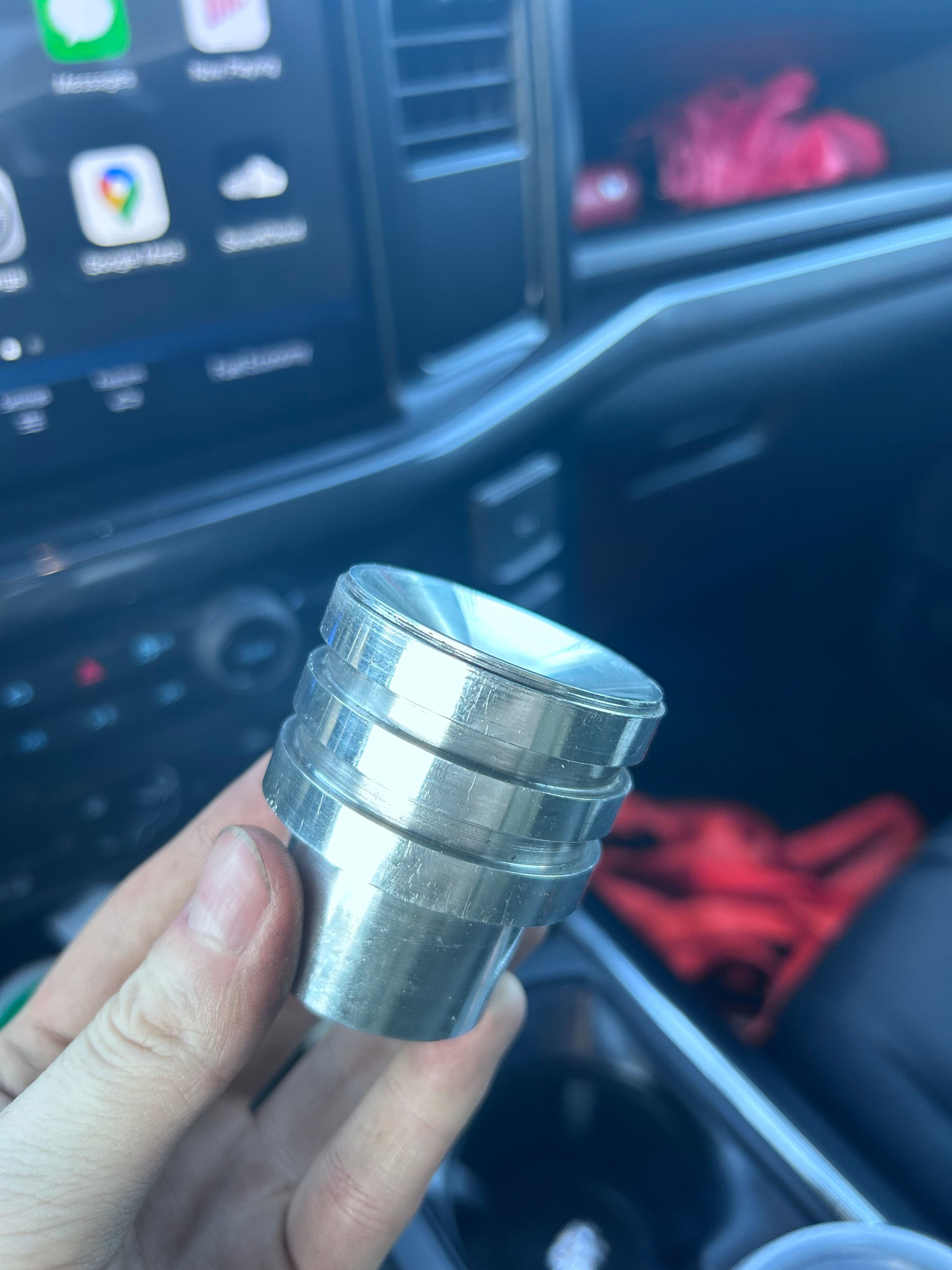 Aluminum nozzle, CNC 2-axis lathe